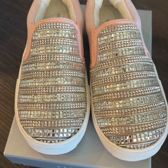 Stuart Weitzman - Vance Glitz toddler girls size 10 NIB shoes - Picture 2 of 5